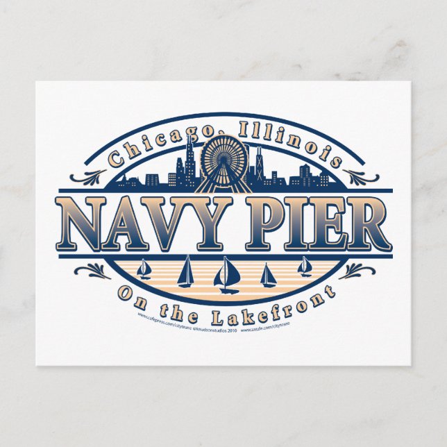 Navy Pier Chicago Postcard (Front)