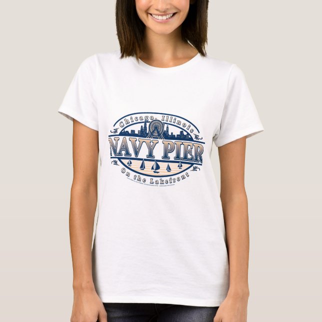 Navy Pier Chicago T-Shirt (Front)