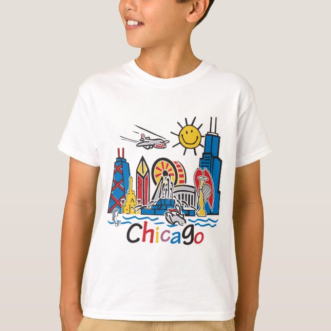 Navy Pier Chicago T-Shirt (Front)
