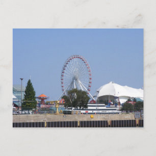 Navy Pier Ferris Wheel Postcard