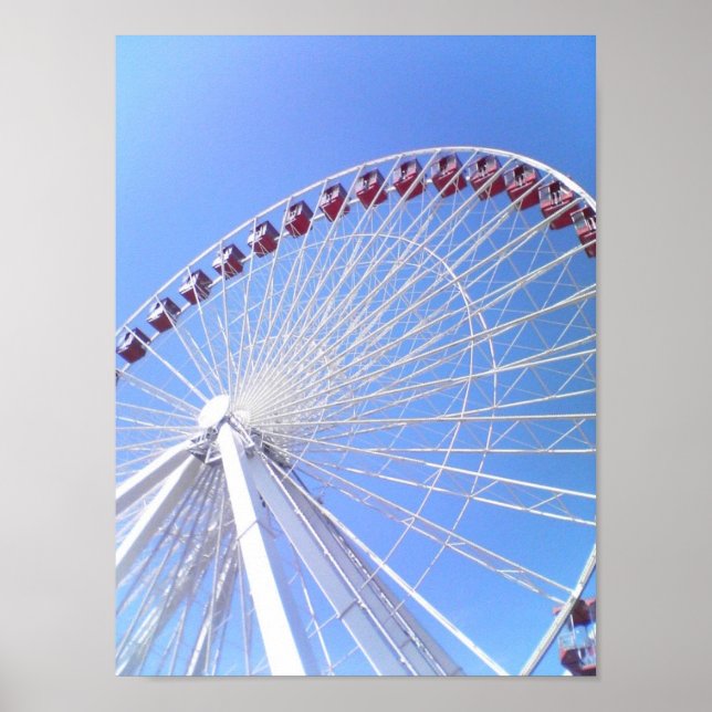 Navy Pier Ferris Wheel Poster (Front)