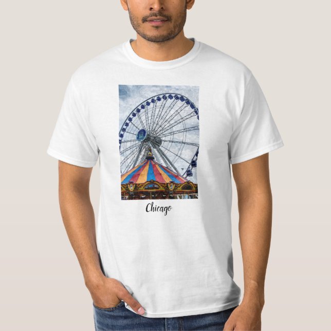 Navy Pier Ferris Wheel T-Shirt (Front)