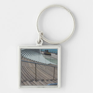 Navy Pier Stairs Key Ring