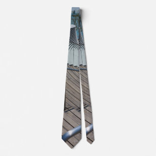 Navy Pier Stairs Neck Tie