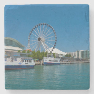 Navy Pier Stone Coaster