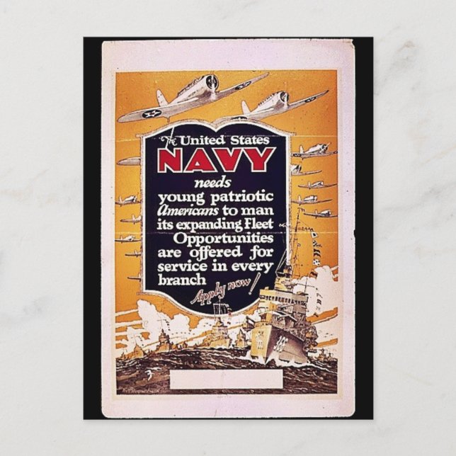 Navy Postcard (Front)