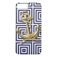 navy preppy pattern nautical anchor