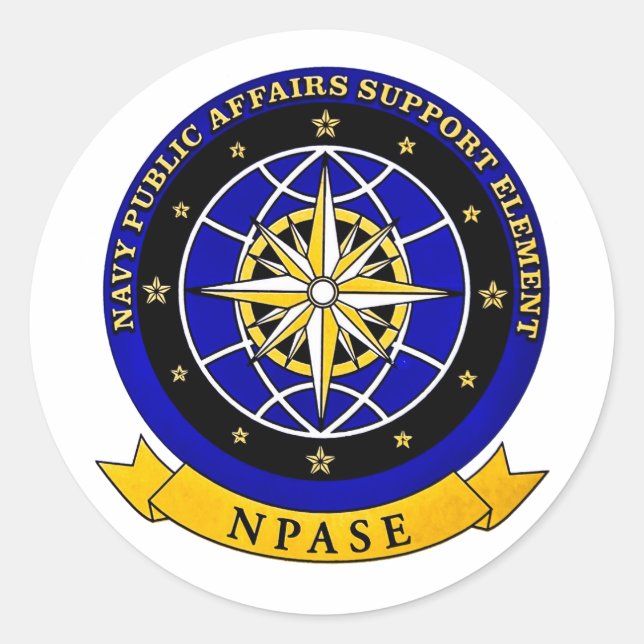 NAVY PUBLIC AFFAIRS SUPPORT ELEMENT NPASE STICKER (Front)