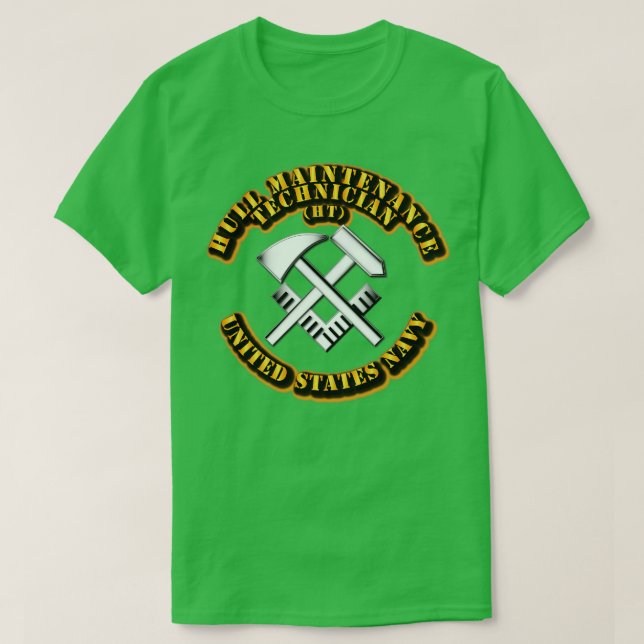 Navy Rate Hull Maintenance Technician T-Shirt (Design Front)