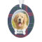 Navy Red Green Tartan Plaid Custom Dog Photo