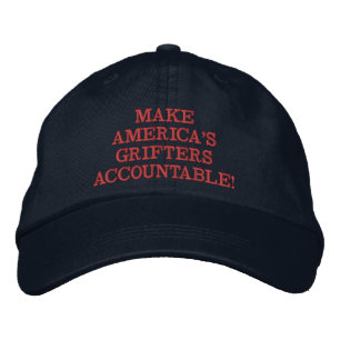 Navy / Red Make America's Drifters Accountable! Embroidered Hat