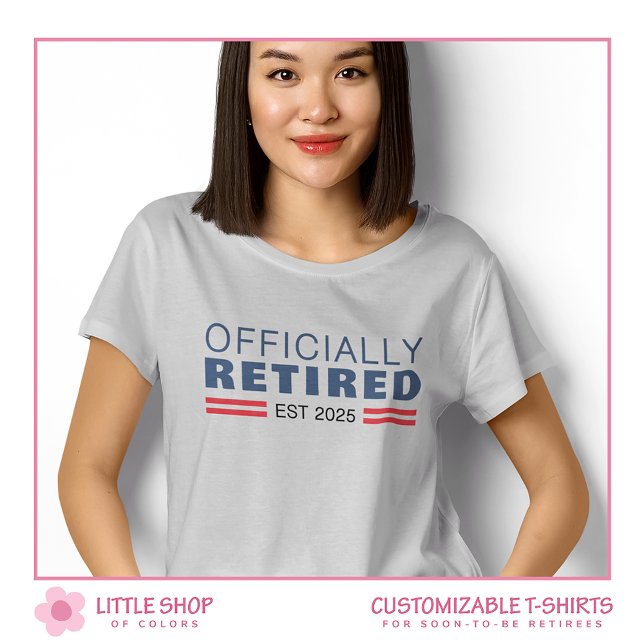 Navy Red Officially Retired Customisable T-Shirt (Creator Uploaded)