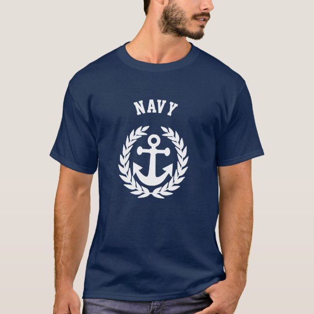 Navy sailing  T-Shirt (Front)