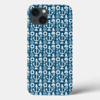 Navy sailor Element sea pattern Case-Mate iPhone C