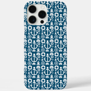Navy sailor Element sea pattern iPhone 16 Pro Max Case