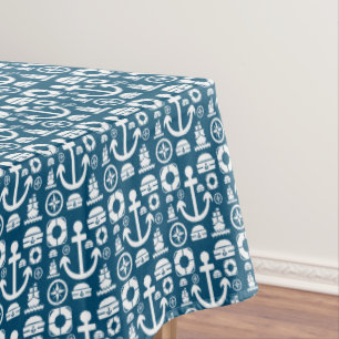 Navy sailor Element sea pattern Tablecloth