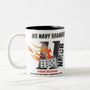 Navy Seabees Two-Tone Coffee Mug