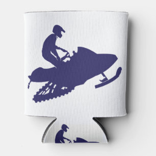 Navy-Snowmobiler Can Cooler