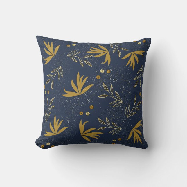 Navy Spray  Cushion (Front)
