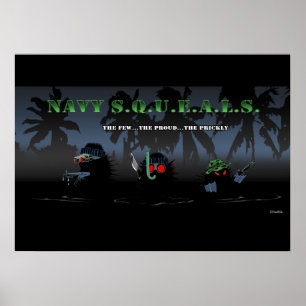 Navy SQUEALs. Poster