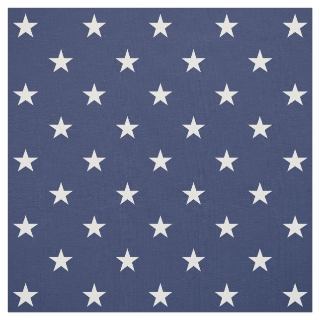 Navy Stars Fabric (Swatch)