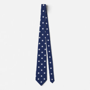 Navy Stars Tie