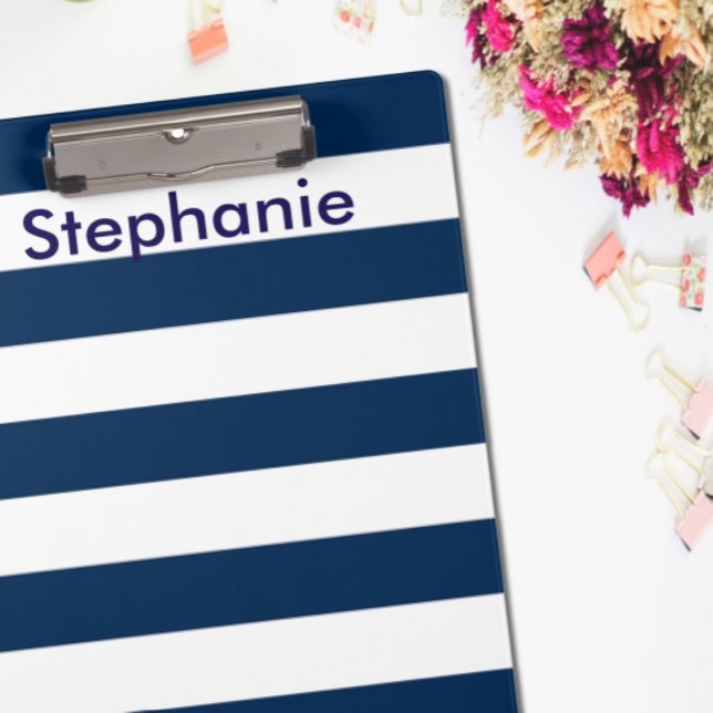 Navy Stripe Clipboard (Creator Uploaded)