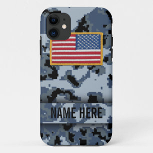 Navy Style Digital Camouflage Case