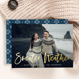 Navy Sweater Weather Photo