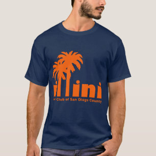 Navy T-shirt with San Diego Illini Logo