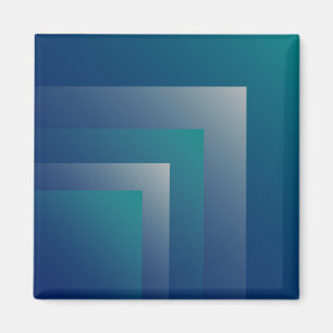 Navy teal grey magnet