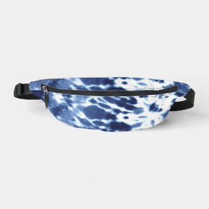 “Navy Tie-Dye” Two-Sided Print  Fanny Pack