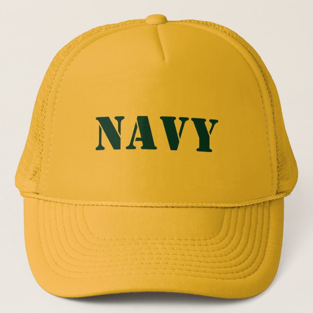 NAVY TRUCKER HAT (Front)
