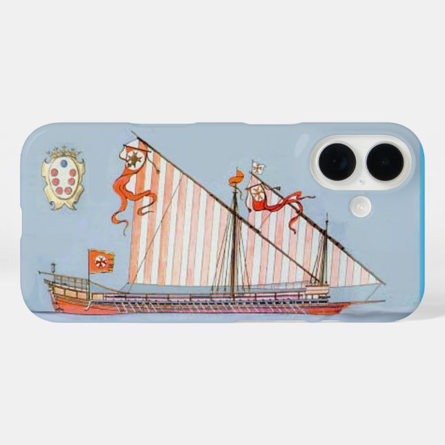 Navy Tuscany Medici Case-Mate iPhone Case (Back (Horizontal))
