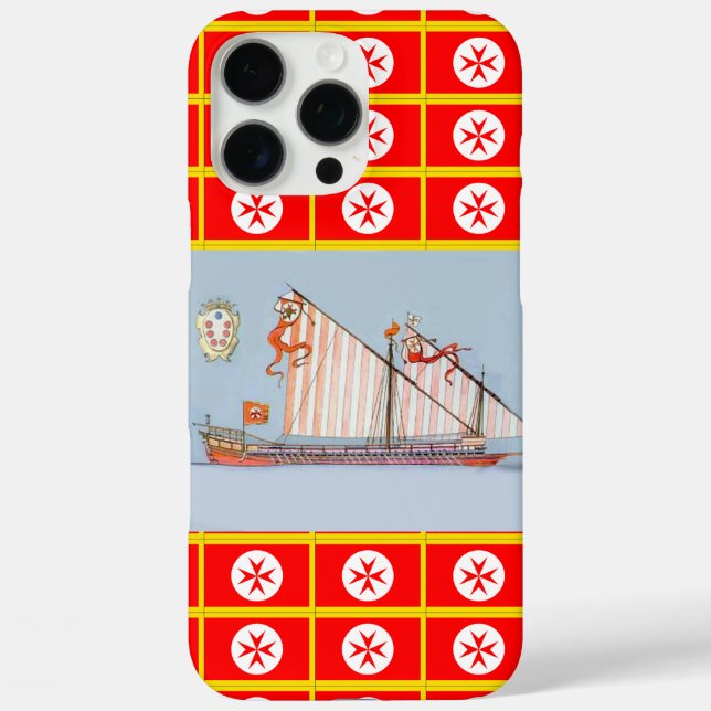 Navy Tuscany Medici Nautıcal Case-Mate iPhone Case (Back)