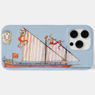 Navy Tuscany Medici Nautıcal iPhone 15 Pro Max Case