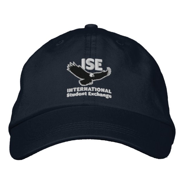 Navy Unisex ISE Embroidered Hat (Front)