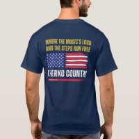 (Navy) US Flag / Music's Loud & Steps Run Free
