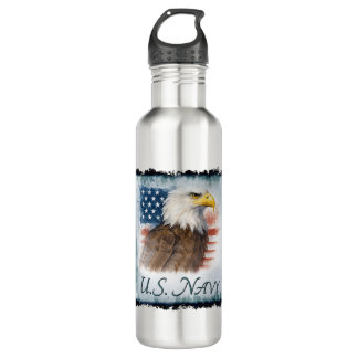 Navy USN Veteran 710 Ml Water Bottle