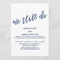 Navy We Still Do Modern Handwriting Anniversary