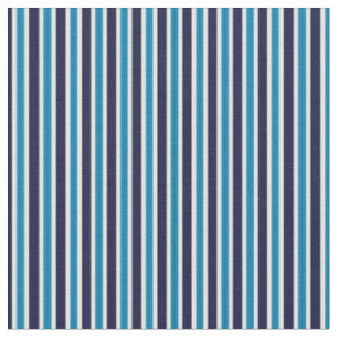 navy, white and sky blue stripes fabric