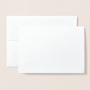 Navy White Gaffle lawyer advocacy Blank Foil Cards