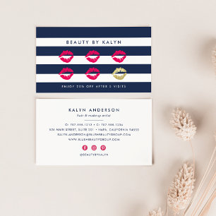 Navy & White Stripe Beauty Loyalty