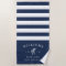 Navy & White Stripe Personalised Family Vacation