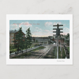 Navy Yard Main Entrance View Postcard