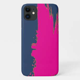 NavyBlue PinkSplash Case-Mate iPhone Case