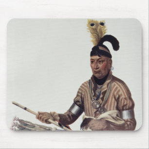 Naw-Kaw or 'Wood', a Winnebago Chief Mouse Pad