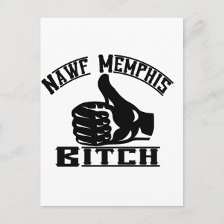 Nawf (North) Memphis B**** Postcard