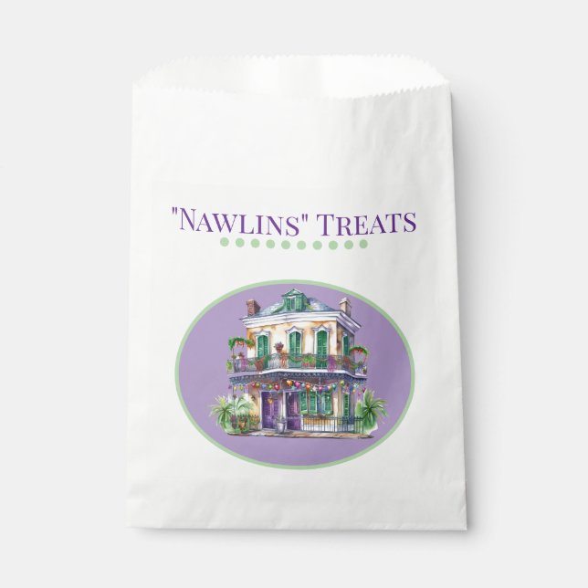 Nawlins Treats Favour Bags (Front)