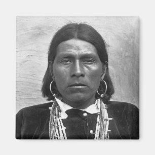 Nawquistewa - Hopi Indian Oraibi Photo 1901 Magnet